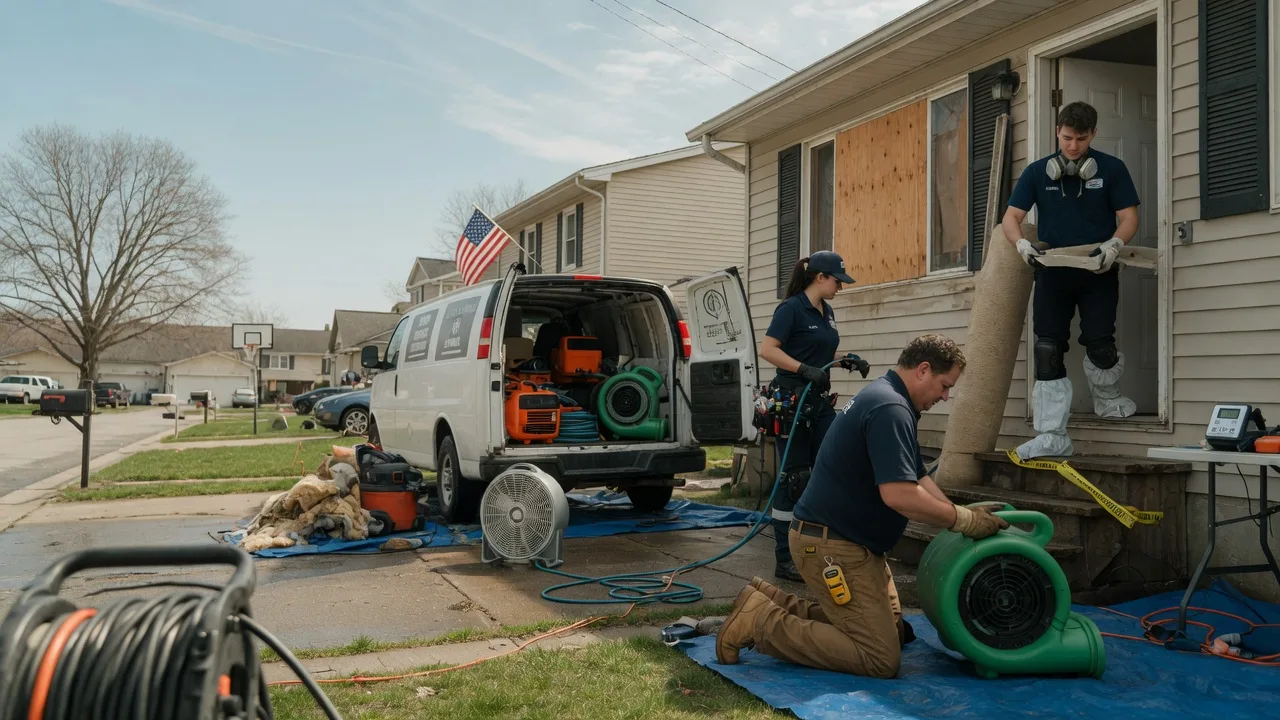 Water Damage Restoration in Janesville, WI near me